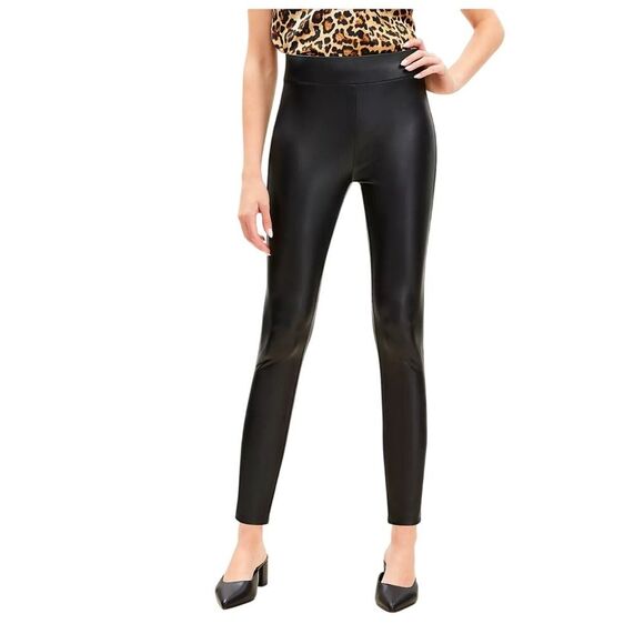 LOFT faux leather skinny pull on leggings M - Picture 1 of 8